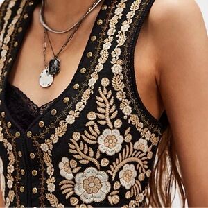 Spell And The Gypsy Remi Vest & Tan/Camel Colored Vest